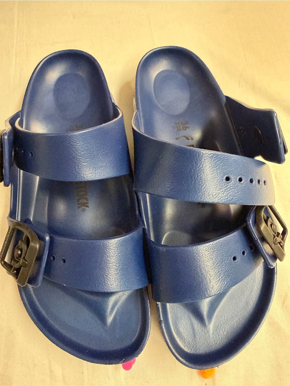 Birkenstock Blue Adjustable Double-Strap Sandals